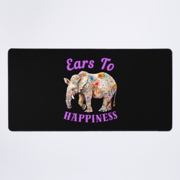 Item preview, Ears To Happiness. elephant face designed and sold by ElephantVibes.