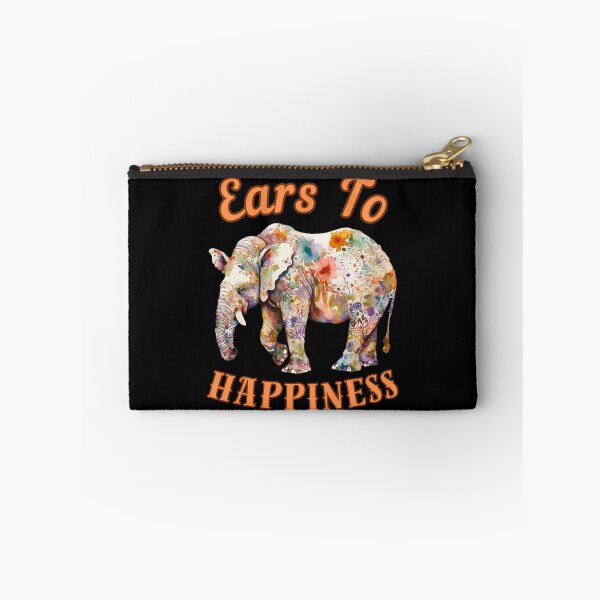 Item preview, Ears To Happiness. elephant portrait designed and sold by ElephantVibes.