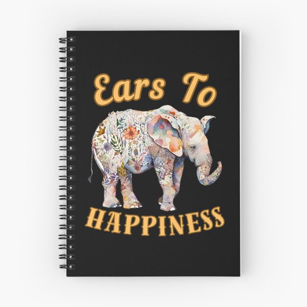 Item preview, Ears To Happiness. watercolor elephant designed and sold by ElephantVibes.