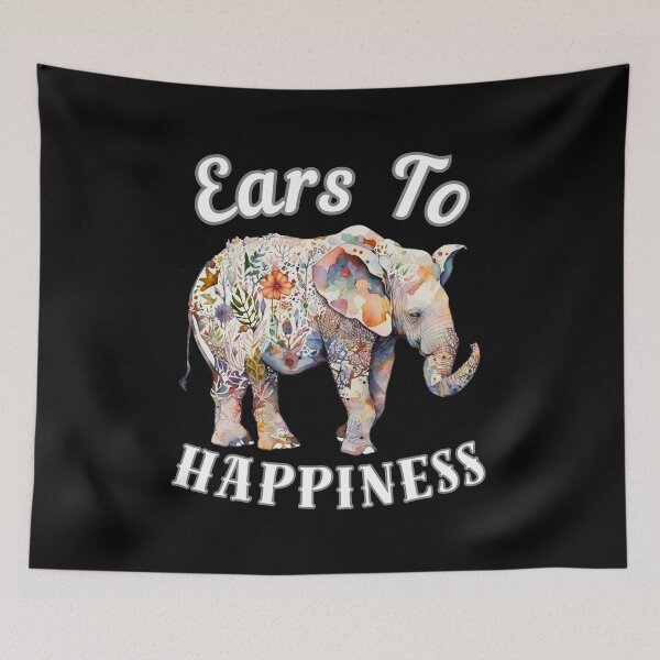 Item preview, Ears To Happiness. surreal elephant designed and sold by ElephantVibes.