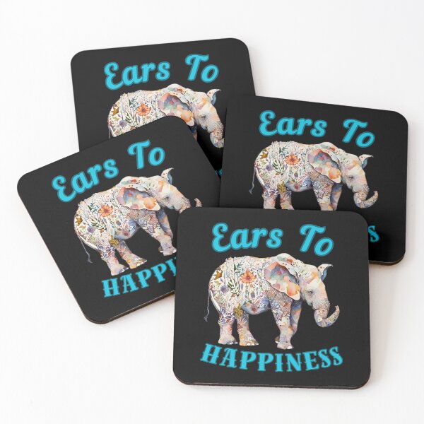 Item preview, Ears To Happiness. adorable elephant designed and sold by ElephantVibes.