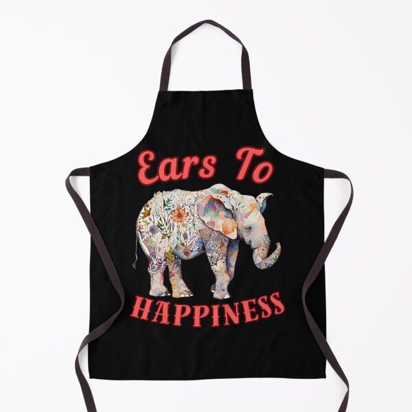 Item preview, Ears To Happiness. happy elephant designed and sold by ElephantVibes.