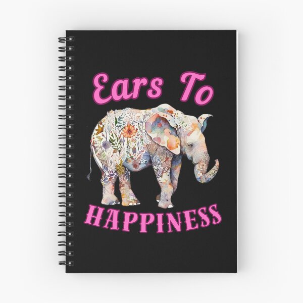 Item preview, Ears To Happiness. elephant saying designed and sold by ElephantVibes.
