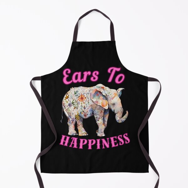 Item preview, Ears To Happiness. elephant saying designed and sold by ElephantVibes.
