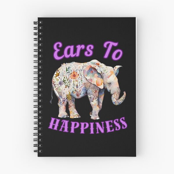 Item preview, Ears To Happiness. elephant quote designed and sold by ElephantVibes.