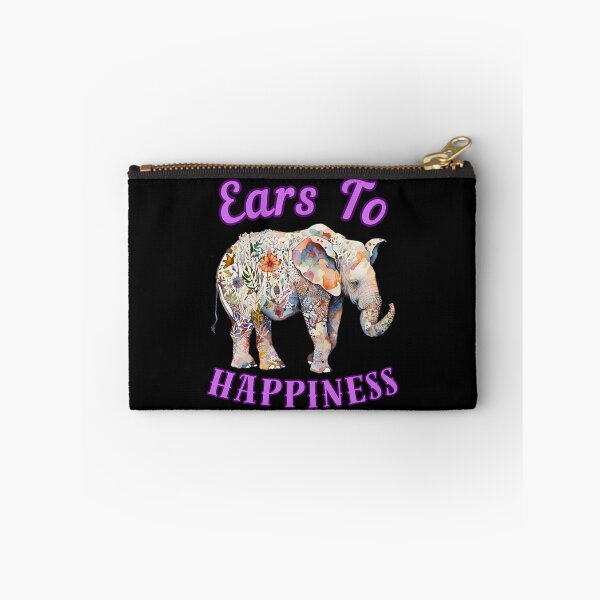 Item preview, Ears To Happiness. elephant quote designed and sold by ElephantVibes.