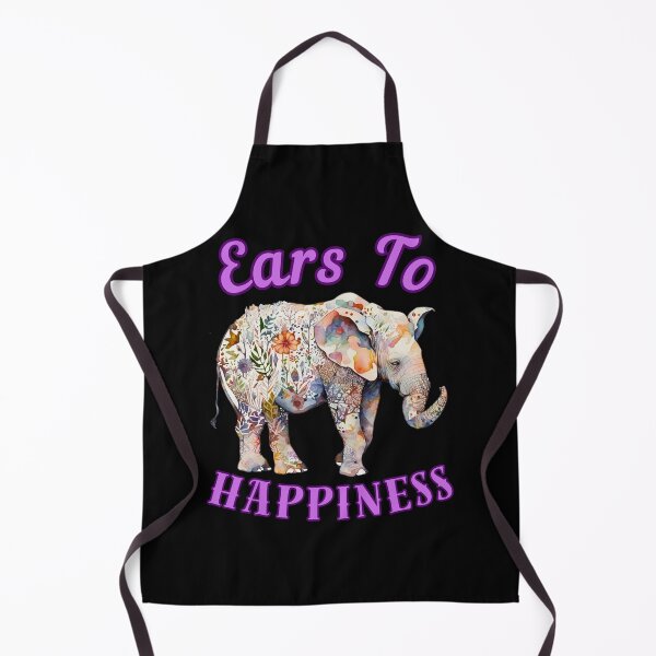 Item preview, Ears To Happiness. elephant quote designed and sold by ElephantVibes.