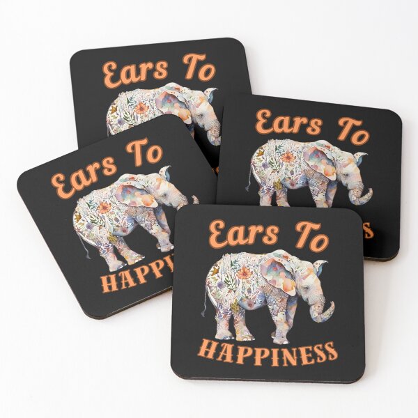Item preview, Ears To Happiness. Flower elephant designed and sold by ElephantVibes.