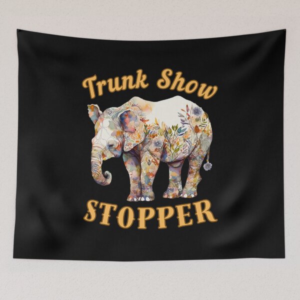 Item preview, Trunk Show Stopper. elephant lover designed and sold by ElephantVibes.