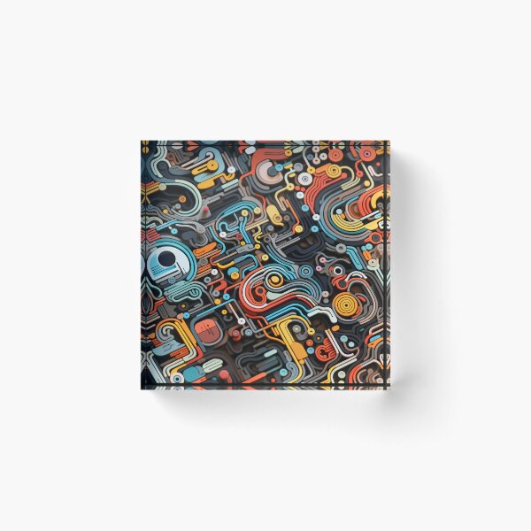 Item preview, Technicolor Circuit Maze designed and sold by Skolyak.