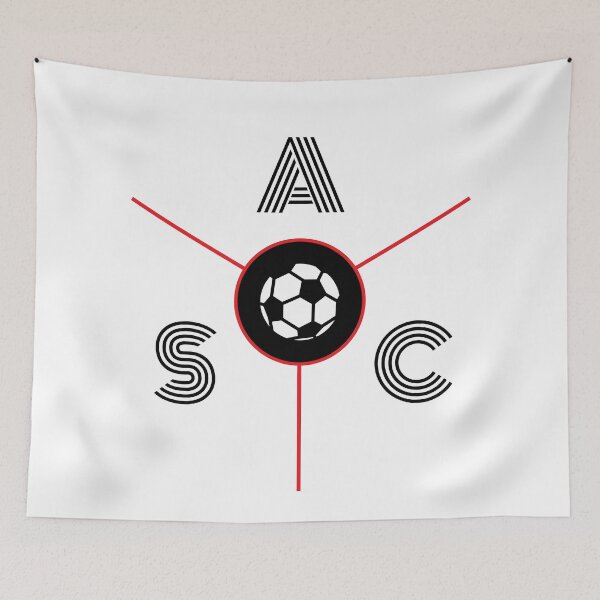 Item preview, Amiens SC ASC Football Minimalist Style Artwork designed and sold by kakarikihill.