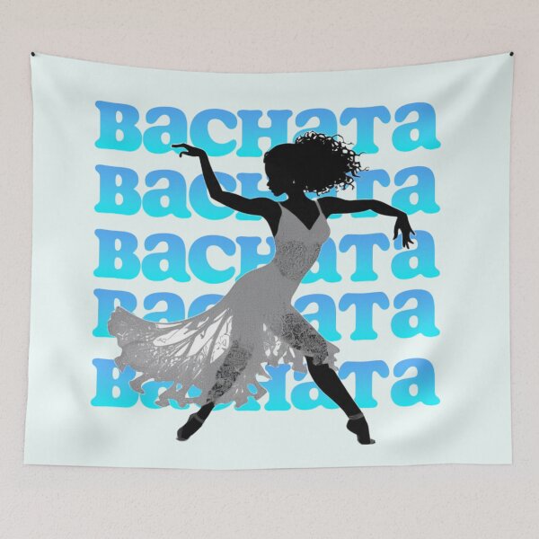 Item preview, Bachata silhouette of a woman afro Latin dancer designed and sold by La Loca.