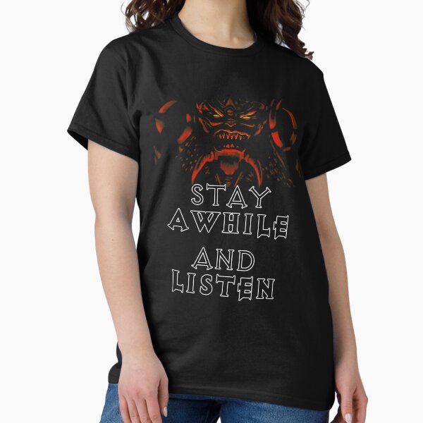 Item preview, Stay a while and listen designed and sold by Retro-Freak.