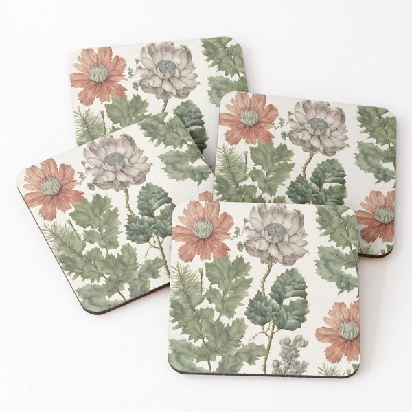Item preview, Sketched Floral Blooms designed and sold by echowood26.