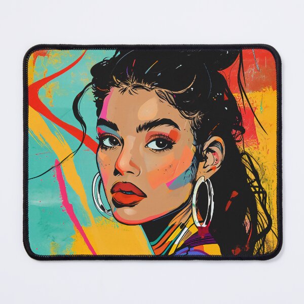 Item preview, Pop art grunge, indian girl designed and sold by Rebelka.