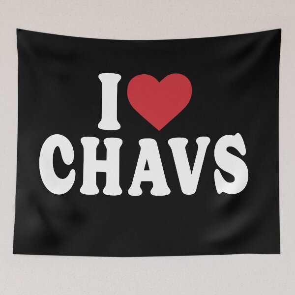 Item preview, I Love Chavs, funny t-shirt for English Lads and Birds designed and sold by TaraGbear.