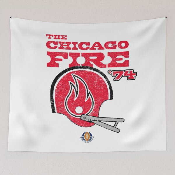 Item preview, Distressed Chicago Fire Helmet designed and sold by TeeArcade84.