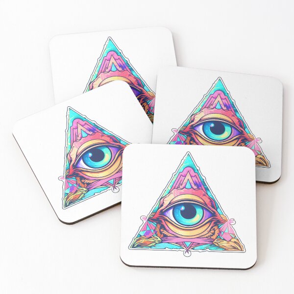 Item preview, Illuminati Pastel Sticker designed and sold by SmashTeen.
