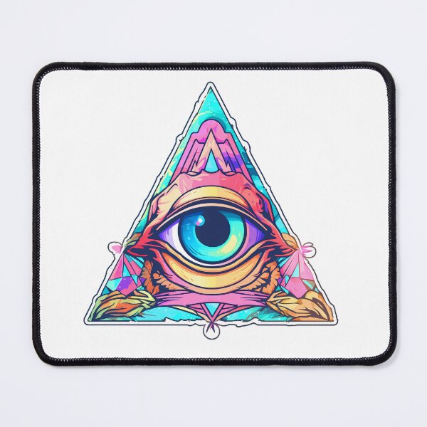 Item preview, Illuminati Pastel Sticker designed and sold by SmashTeen.