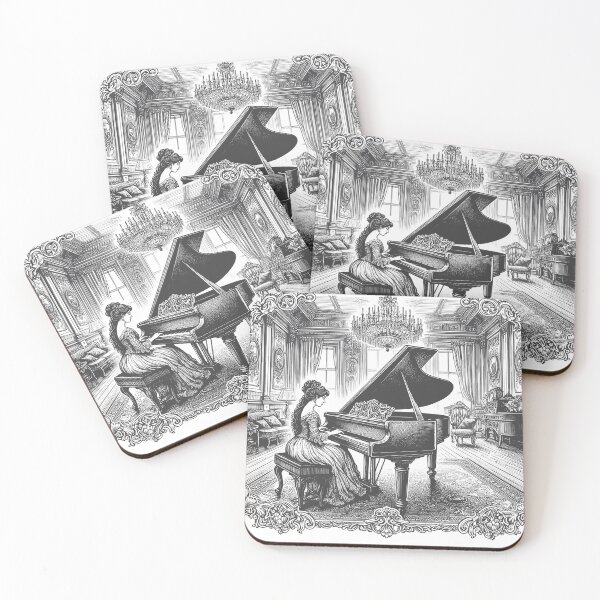 Item preview, Keys of the Past: Victorian Pianist's Tale designed and sold by Artaverse.