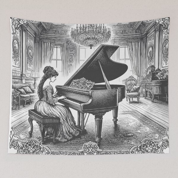 Item preview, Keys of the Past: Victorian Pianist's Tale designed and sold by Artaverse.