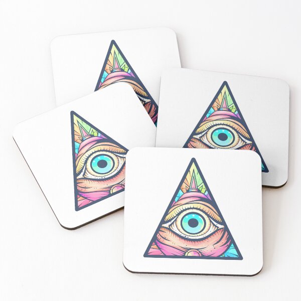 Item preview, Illuminati Third Eye Sticker designed and sold by SmashTeen.