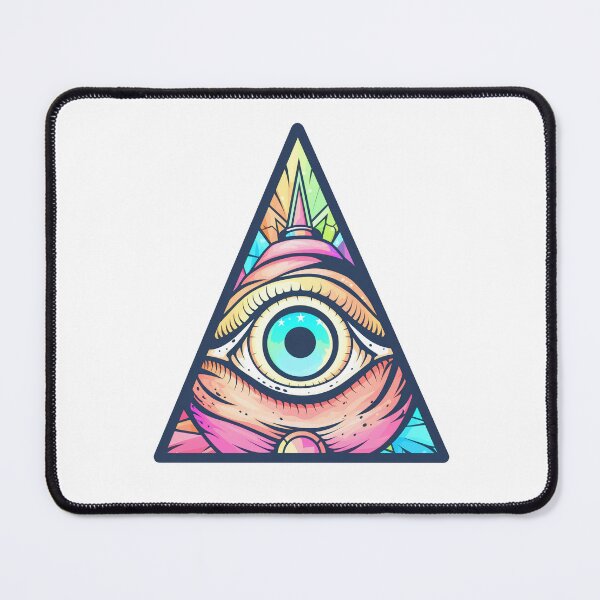 Item preview, Illuminati Third Eye Sticker designed and sold by SmashTeen.