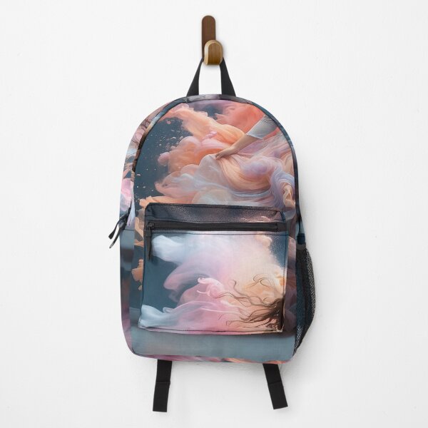 Item preview, The girl and the wave of colors designed and sold by saly55887.