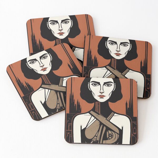 Item preview, expressionist portrait designed and sold by LP-agent.