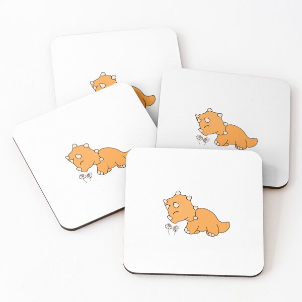 Item preview, Triceratops smelling daisies  designed and sold by DelightfulDaisy.