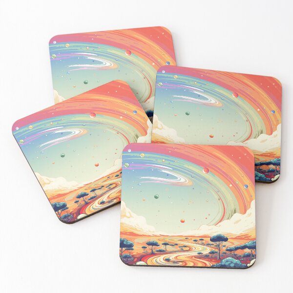 Item preview, Surreal rainbow river  designed and sold by Rebelka.