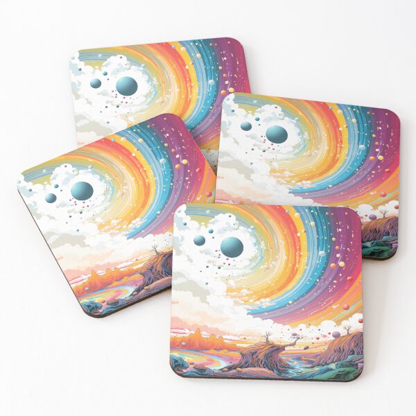 Item preview, Surreal rainbow sky  designed and sold by Rebelka.