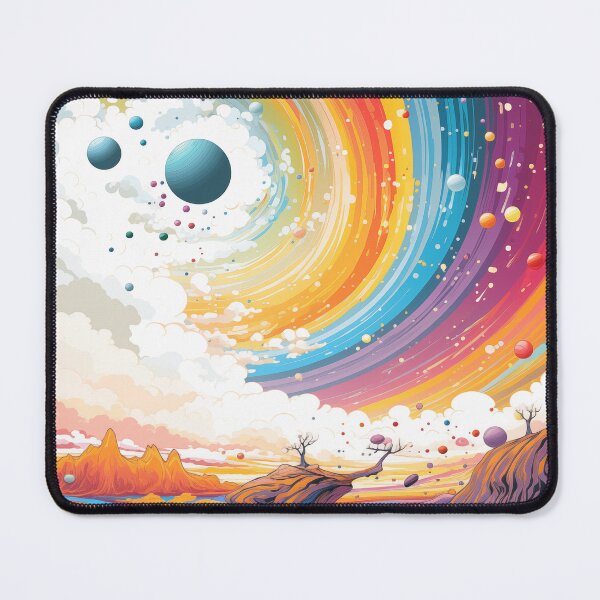 Item preview, Surreal rainbow sky designed and sold by Rebelka.