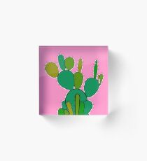 Cacti Acrylic Block