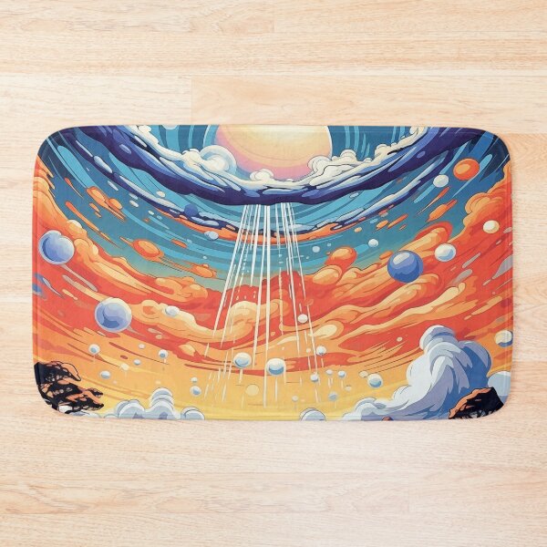 Item preview, Surreal rainbow bubble sky designed and sold by Rebelka.
