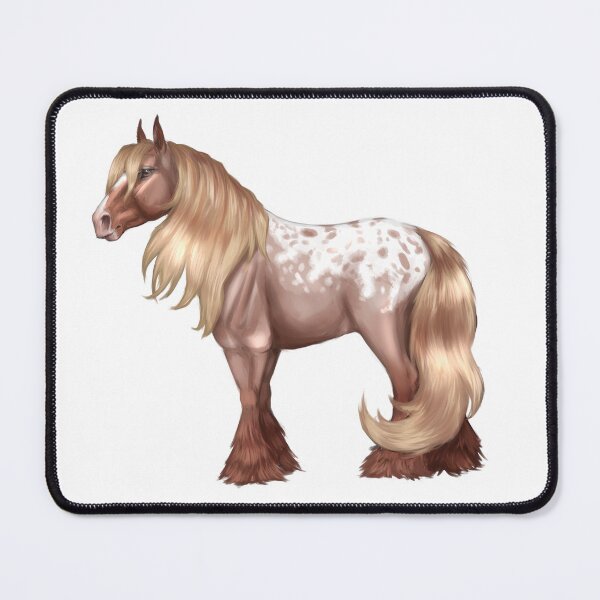 Item preview, Flaxen Red Roan Appaloosa Gypsy Vanner Horse designed and sold by Modsecai.
