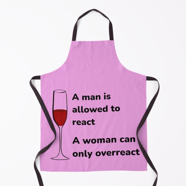 Item preview, A man is allowed to react, a woman can only overreact - Taylor Swift Golden Globes feminism designed and sold by CocoCat38.