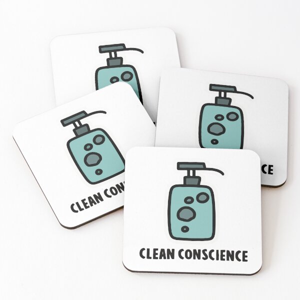 Item preview, Clean Conscience - Minimalist Soap Dispenser Art designed and sold by NiftyWrx.