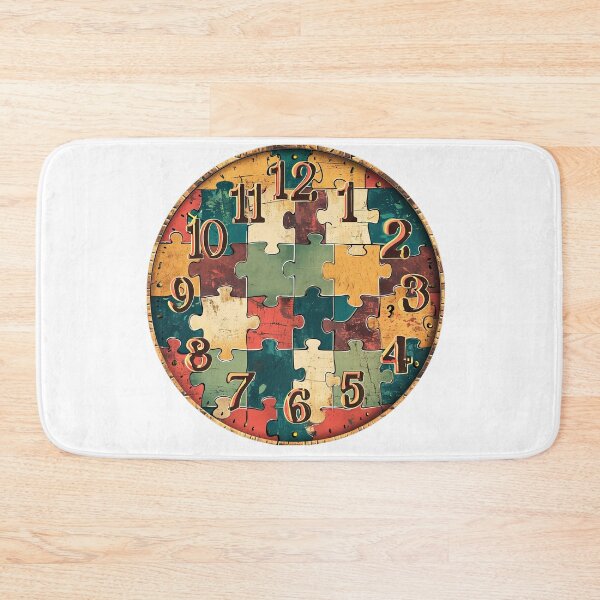 Item preview, Jigsaw Puzzle design Wall Clock 1 designed and sold by Charlies-Artbox.