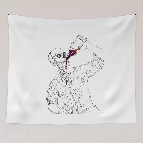 Item preview, Drinking Skeleton designed and sold by bilaaledits.