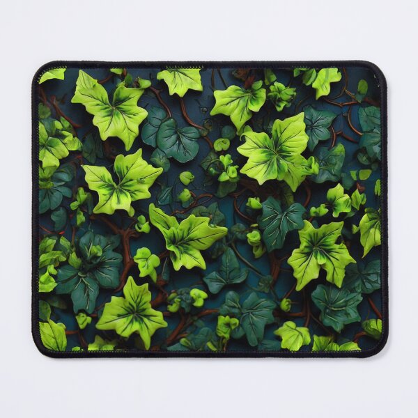 Item preview, Grunge Dark Green And Teal Poison Ivy Leaves - Natural Décor designed and sold by SassyArtistry.