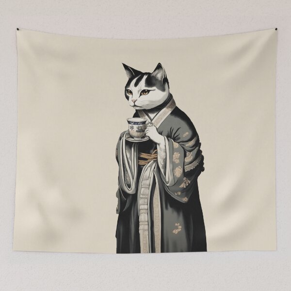 Item preview, Cat Mom at Tea Time designed and sold by TheJollyJoCo.