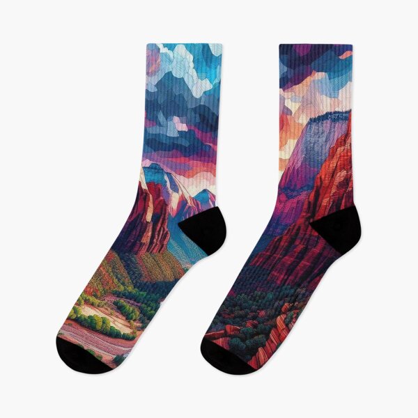 Item preview, Zion National Park - Colorful Mosaic Landscape designed and sold by HausKatz.