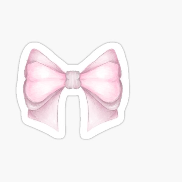 Pink Bow Stickers for Sale