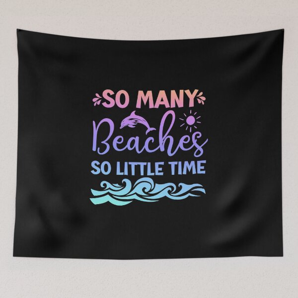 Item preview, Dive into Delight: 'So Many Beaches' for the Ultimate Getaway! designed and sold by Sun Sand & Sea Art.