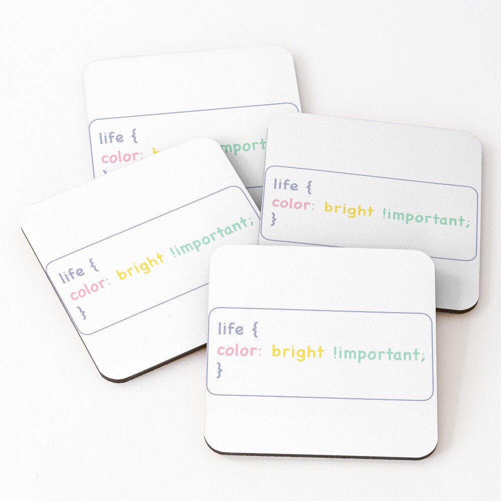 Item preview, Coasters (Set of 4) designed and sold by codingqueens.