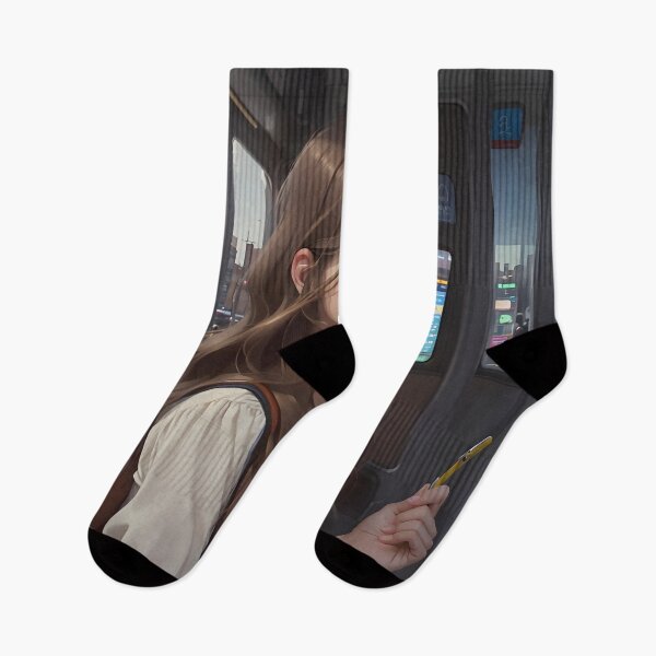 Item preview, Girl at Bus Station designed and sold by Ongoing3007.