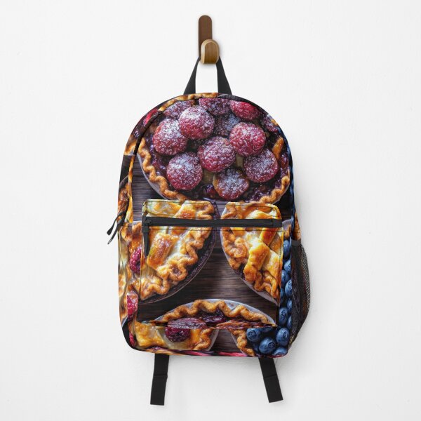 Item preview, Variety of Fruit Pies on a Wood Background - Jigsaw Puzzle designed and sold by jecphotography and art.
