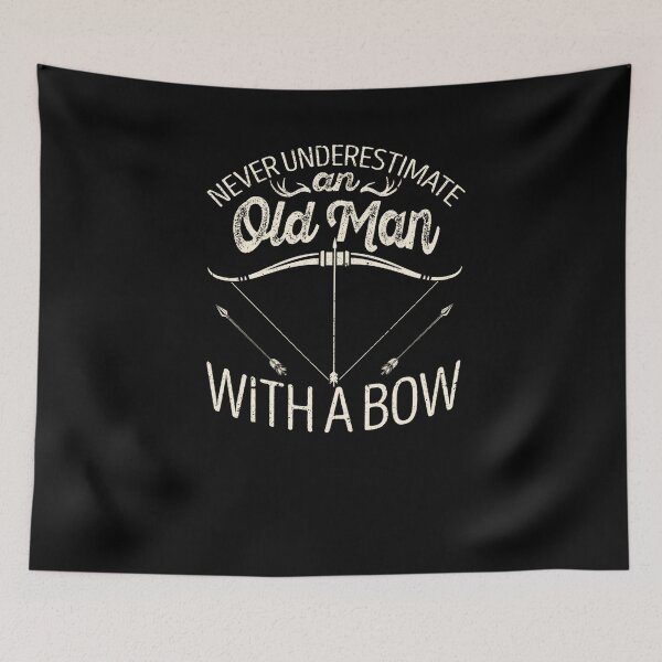 Item preview, Never Underestimate an Old Man with A Bow Hunting Bowhunter designed and sold by taaddison50.