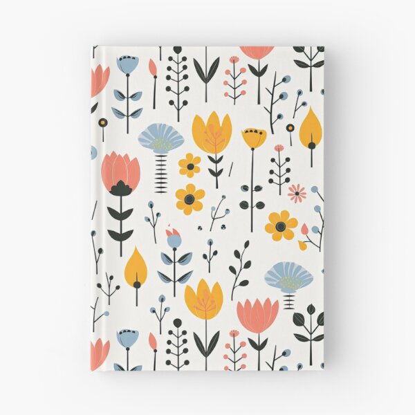 Aperçu de l'œuvre Motif floral de fleurs sauvages scandinaves créée et vendue par Melissify.